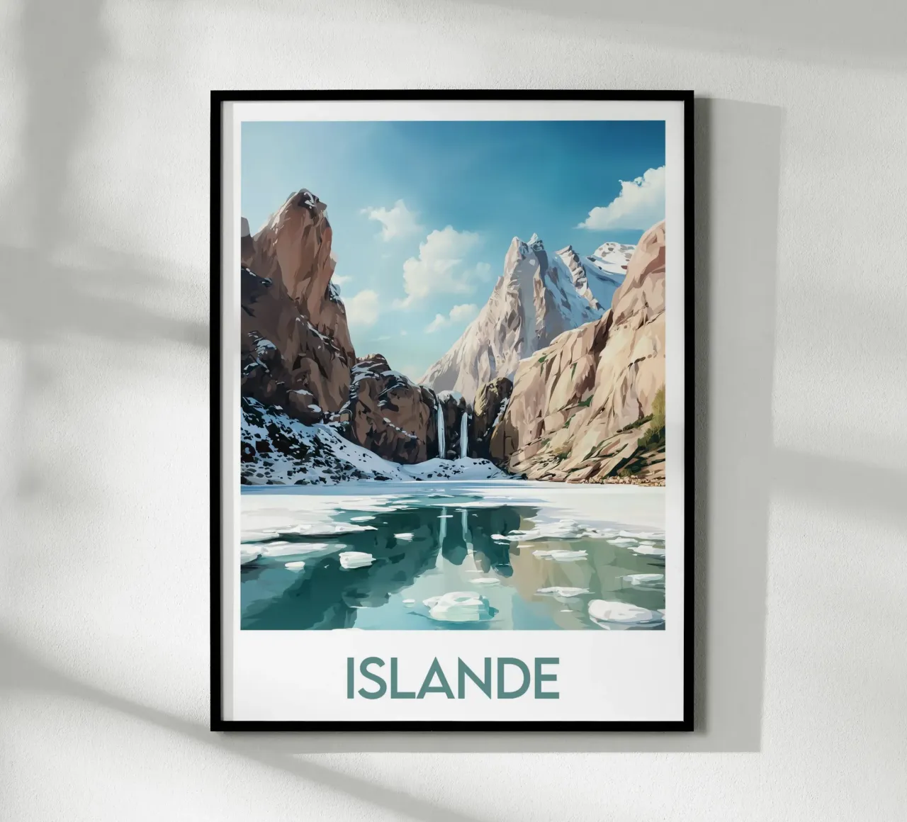 Affiche Islande poster da Frame the World