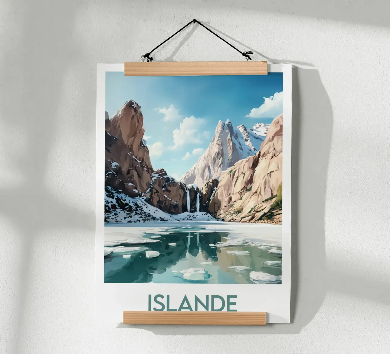 Affiche Islande poster da Frame the World