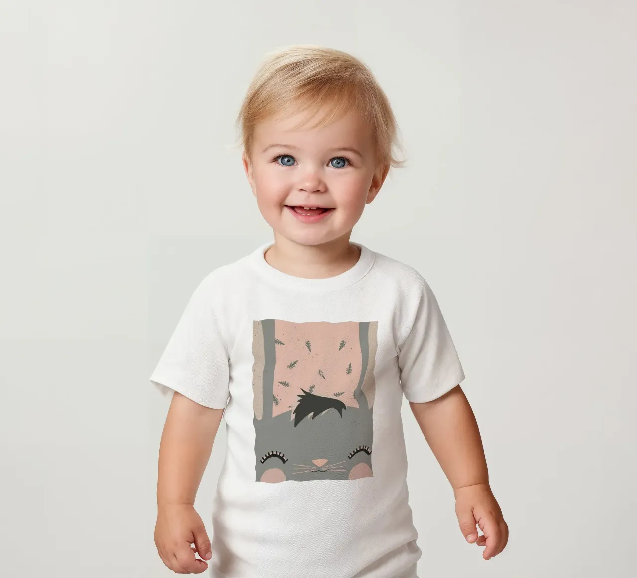 Spring Bunny Rosy maglietta neonato da treechild