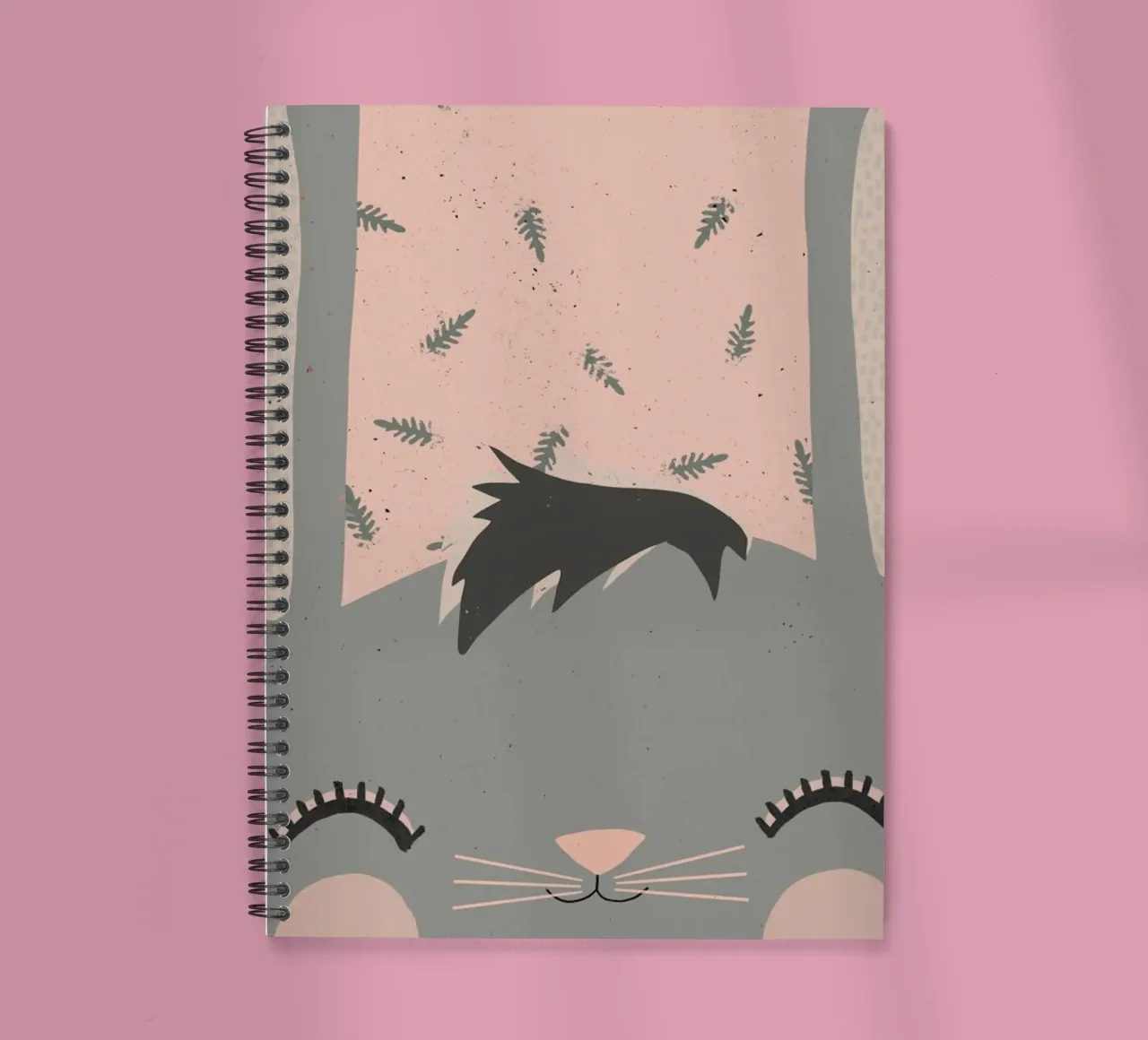 Spring Bunny Rosy diario ad anelli da treechild