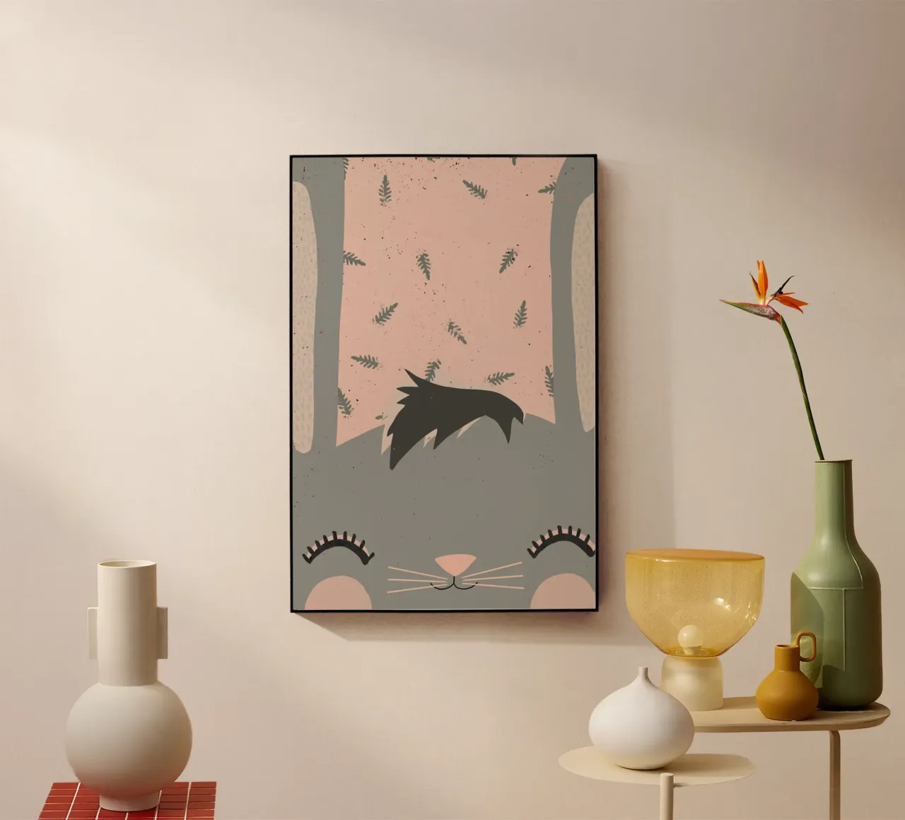 Spring Bunny Rosy plexiglass da treechild