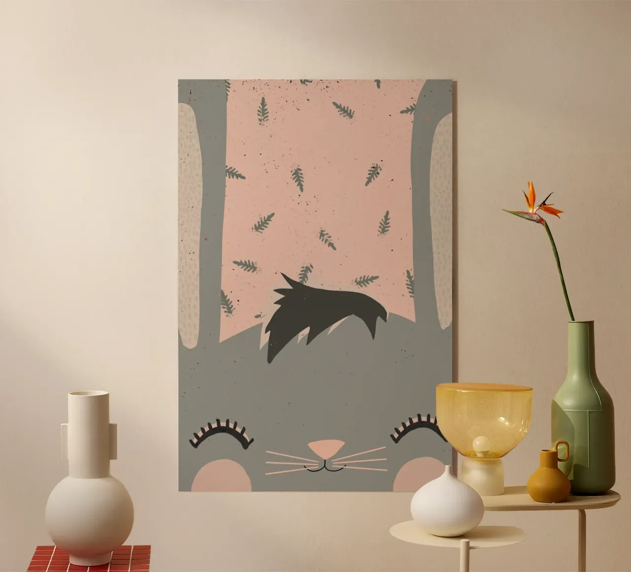 Spring Bunny Rosy plexiglass da treechild