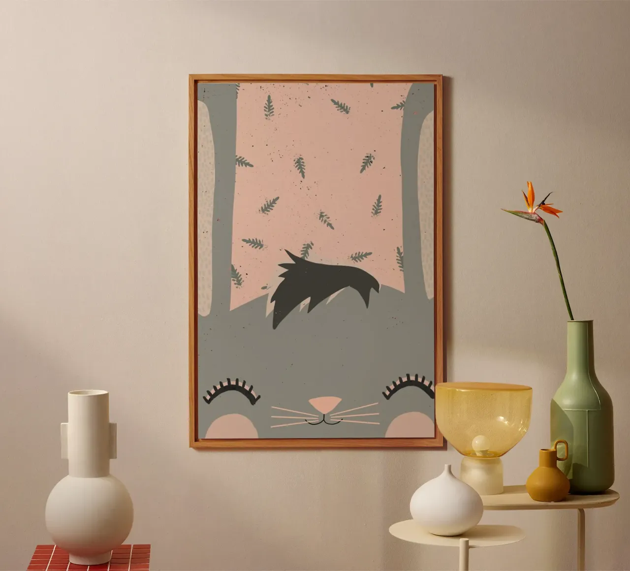Spring Bunny Rosy alluminio dibond da treechild