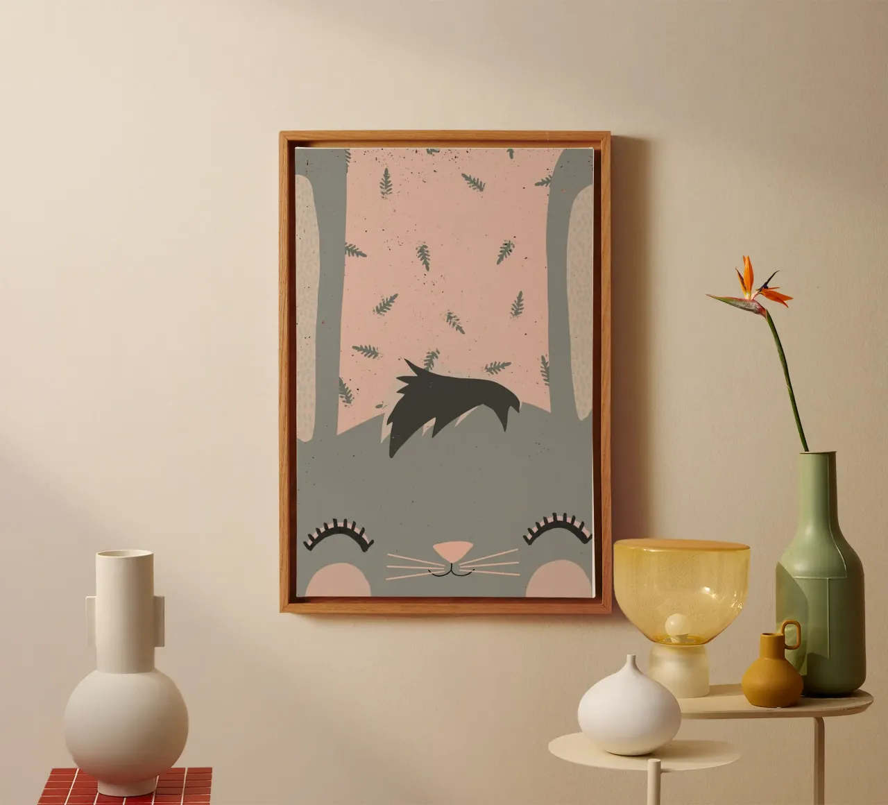 Spring Bunny Rosy tela da treechild
