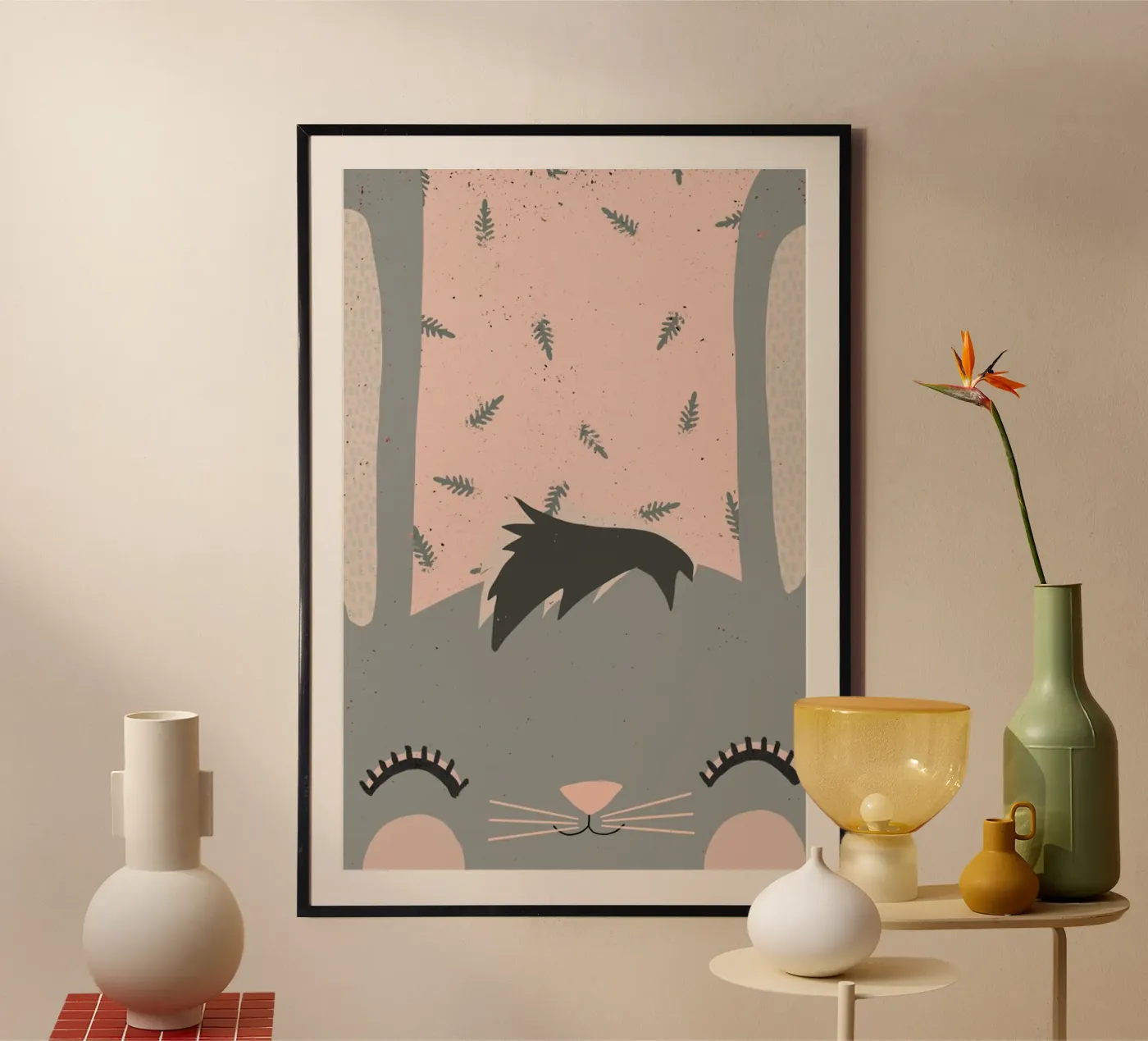 Spring Bunny Rosy poster da treechild