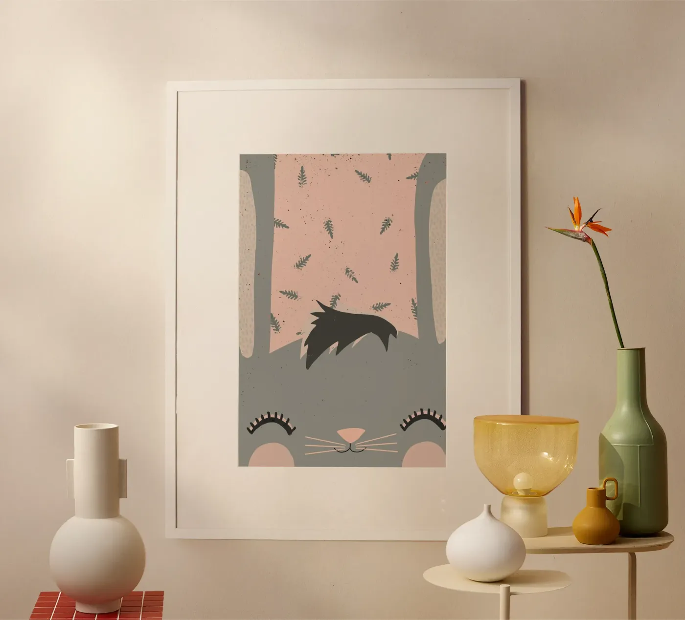 Spring Bunny Rosy poster da treechild