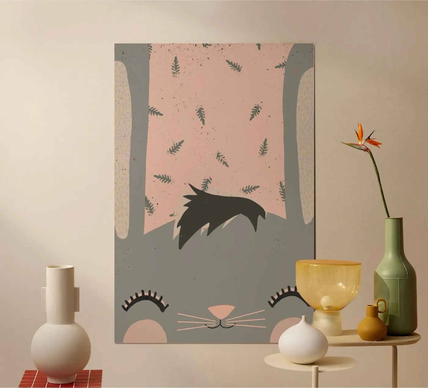 Spring Bunny Rosy poster da treechild