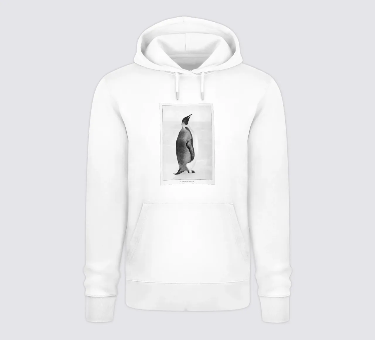 ice cold penguin felpa con cappuccio da vintageshop