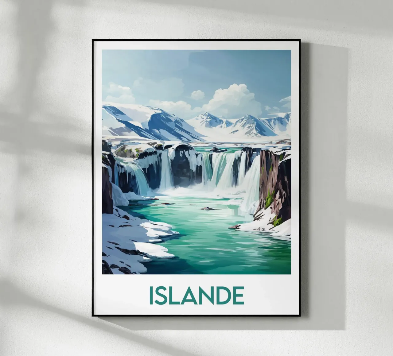 Het eiland acryl van Frame the World