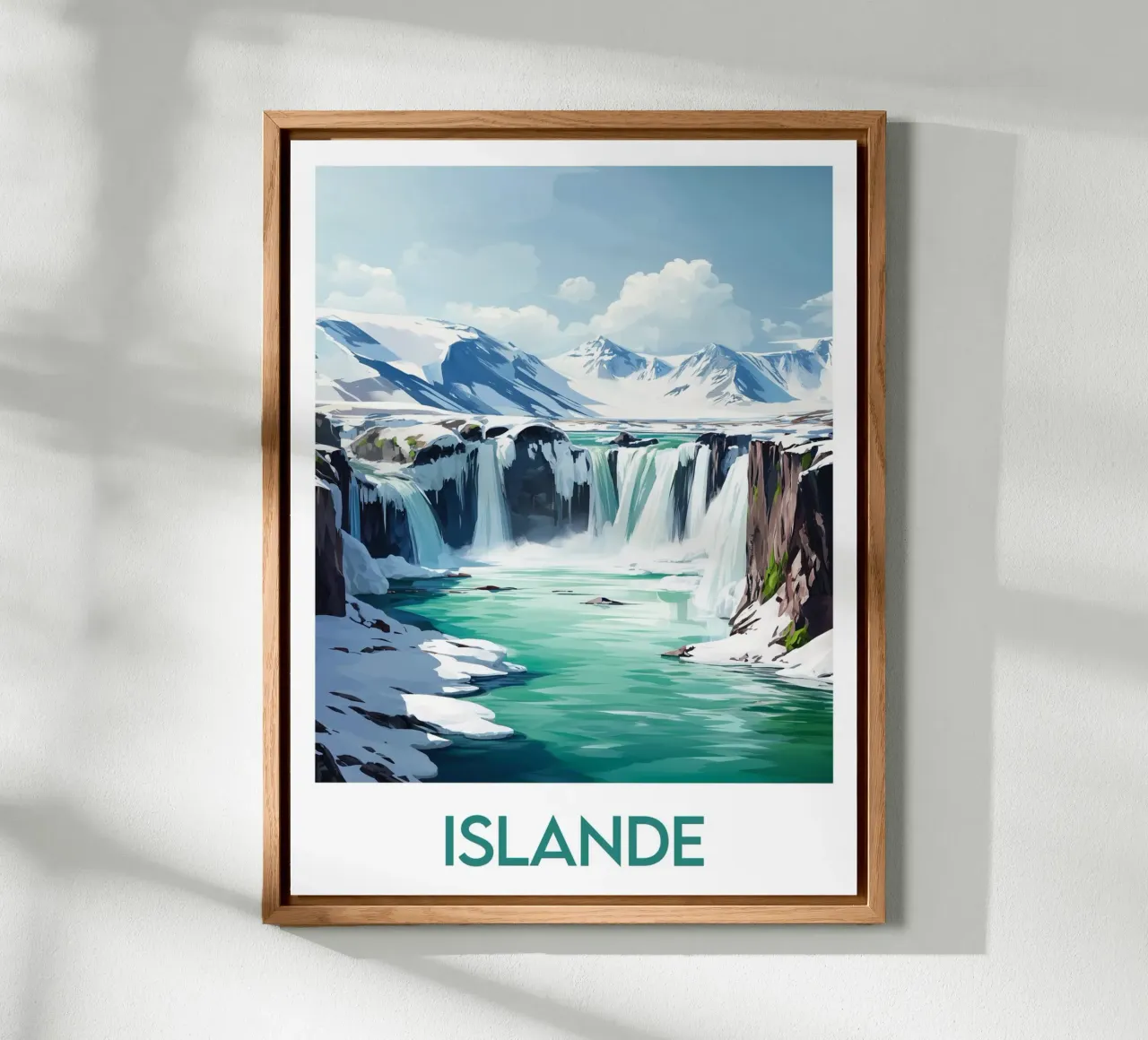 Het eiland forex-plaat van Frame the World