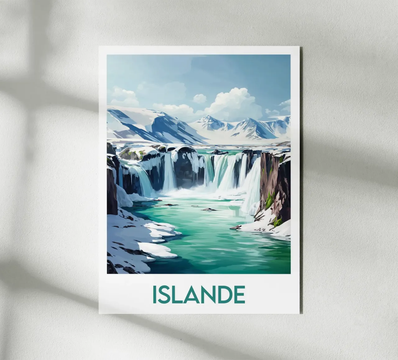 Het eiland forex-plaat van Frame the World