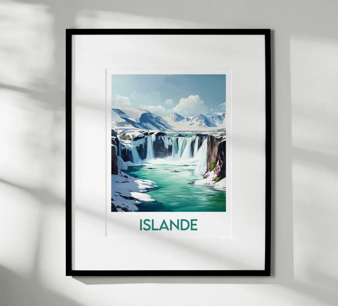 Affiche Islande poster da Frame the World