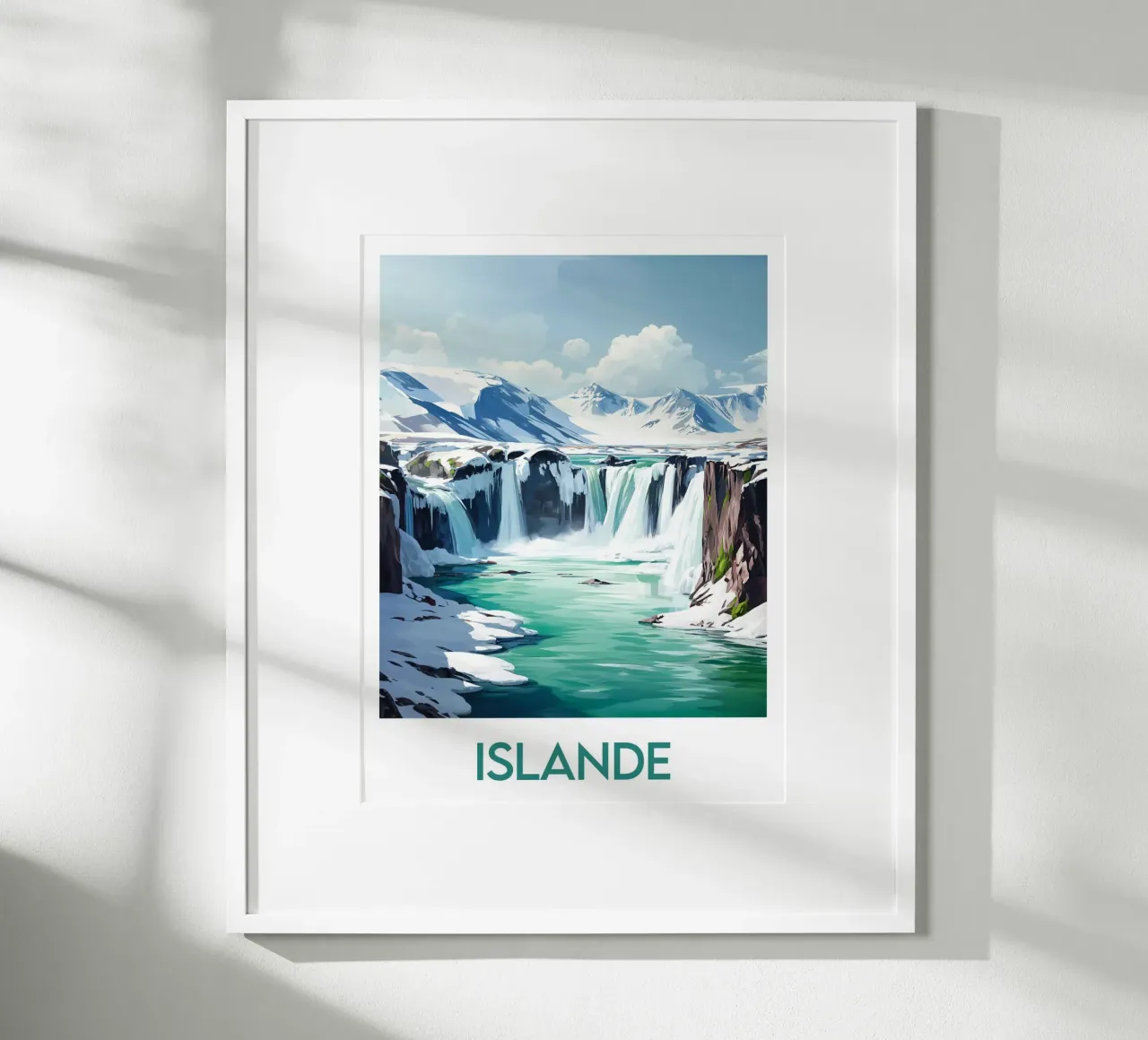 Affiche Islande poster da Frame the World