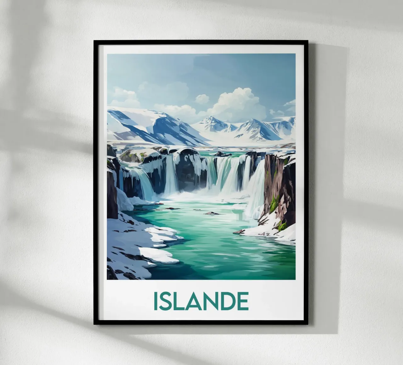 Affiche Islande poster da Frame the World