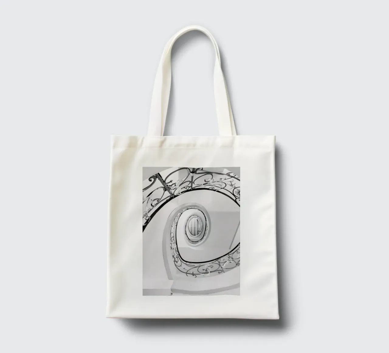 Abstract — Swirl borsa in juta da Sebastian Hilgetag