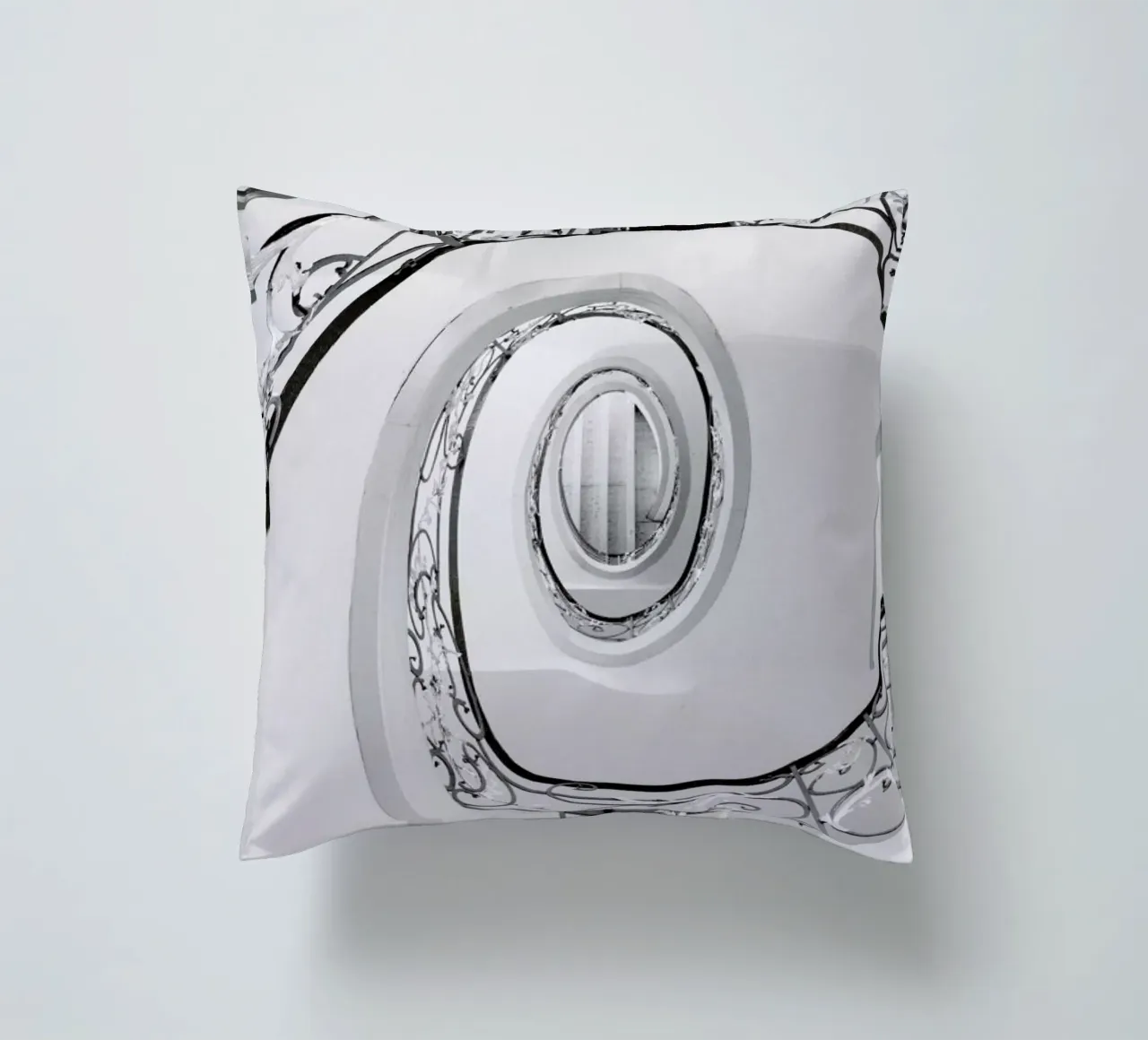 Abstract — Swirl cuscino da Sebastian Hilgetag