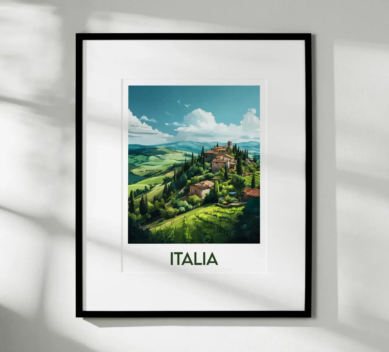 Affiche Italie carta hahnemühle da Frame the World