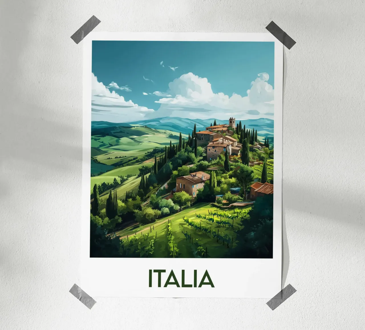 Affiche Italie poster by Frame the World