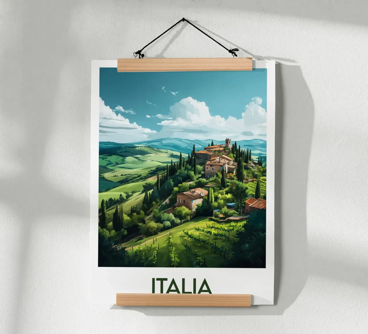 Affiche Italie carta hahnemühle da Frame the World