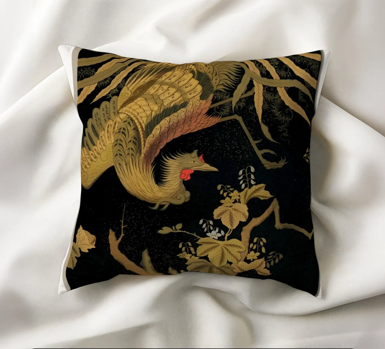 Antique Print of the Mythical cuscino da vintageshop