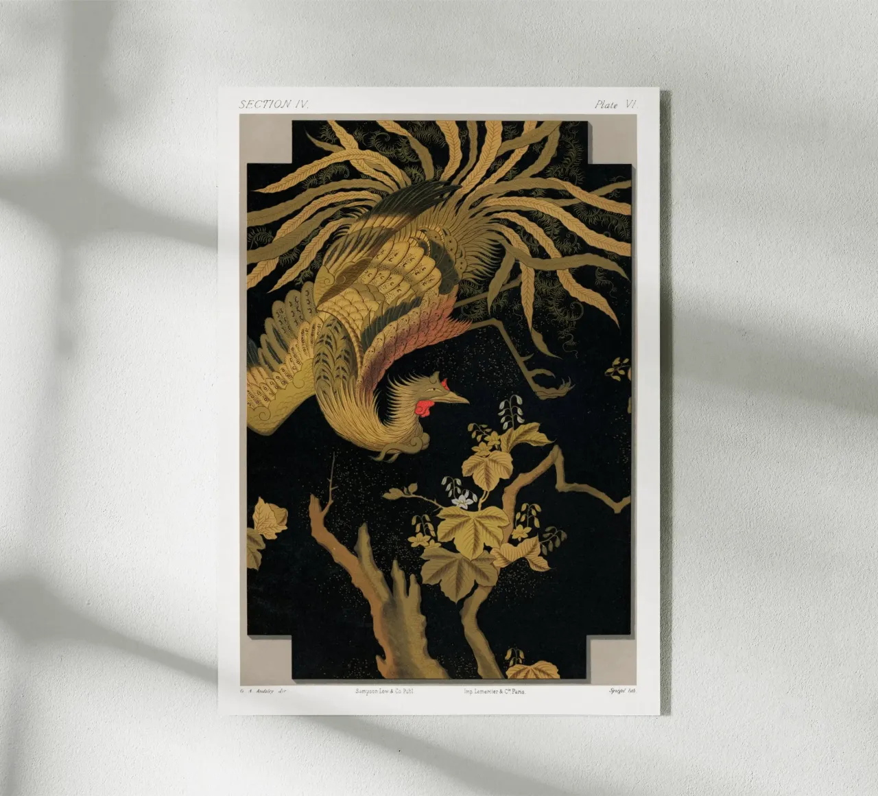 Antique Print of the Mythical plexiglass da vintageshop