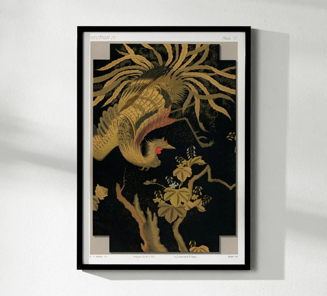 Antique Print of the Mythical carta hahnemühle da vintageshop