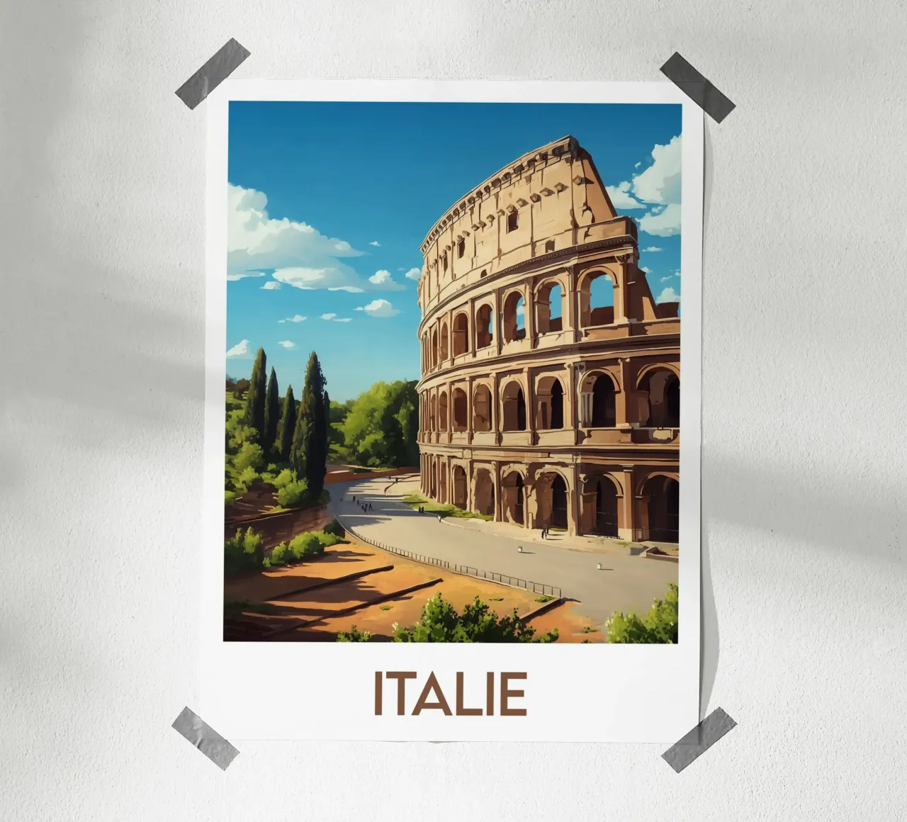Affiche Italie hahnemühle de Frame the World