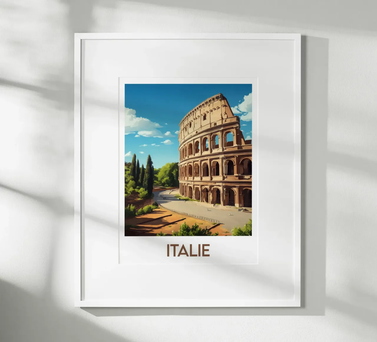 Affiche Italie hahnemühle de Frame the World