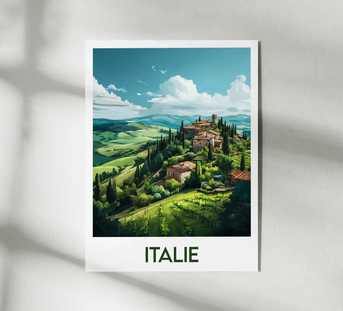 Affiche Italie plexiglass da Frame the World