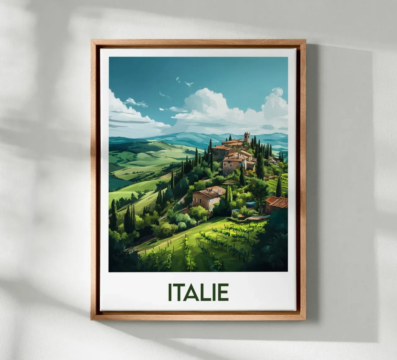 Affiche Italie canvas by Frame the World