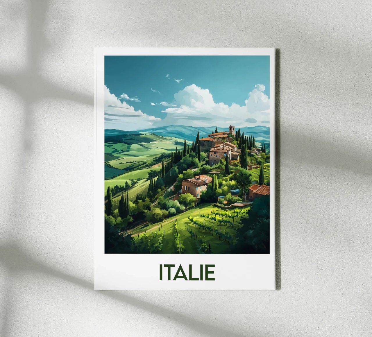 Affiche Italien Leinwand von Frame the World