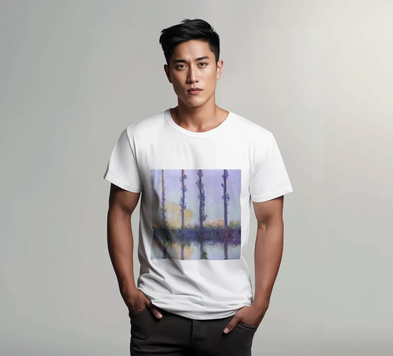 Monet - The Four Trees t-shirt da ARTOTHEK