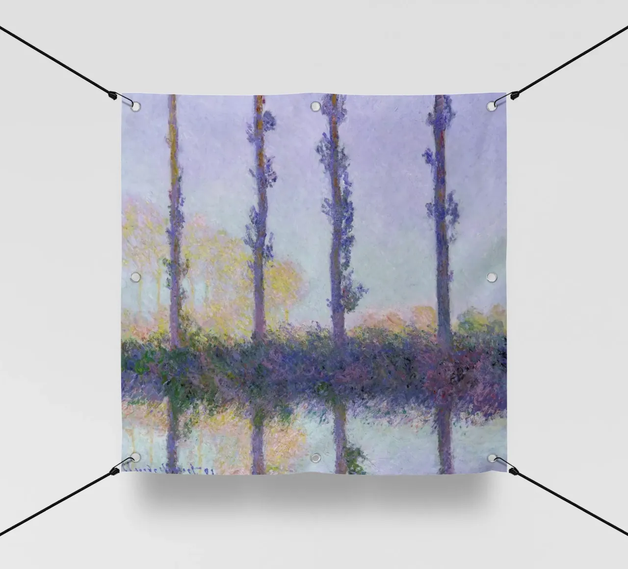 Monet - The Four Trees telo in pvc da ARTOTHEK