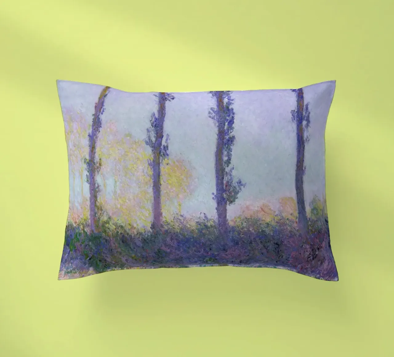 Monet - The Four Trees cuscino da ARTOTHEK