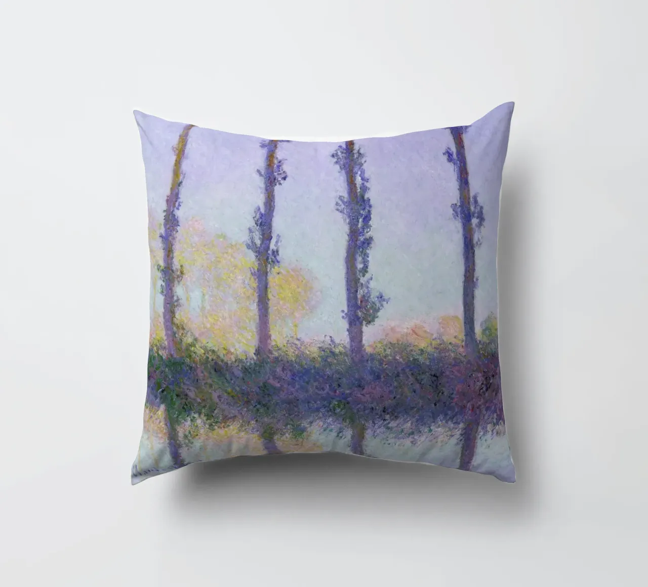 Monet - The Four Trees cuscino da ARTOTHEK