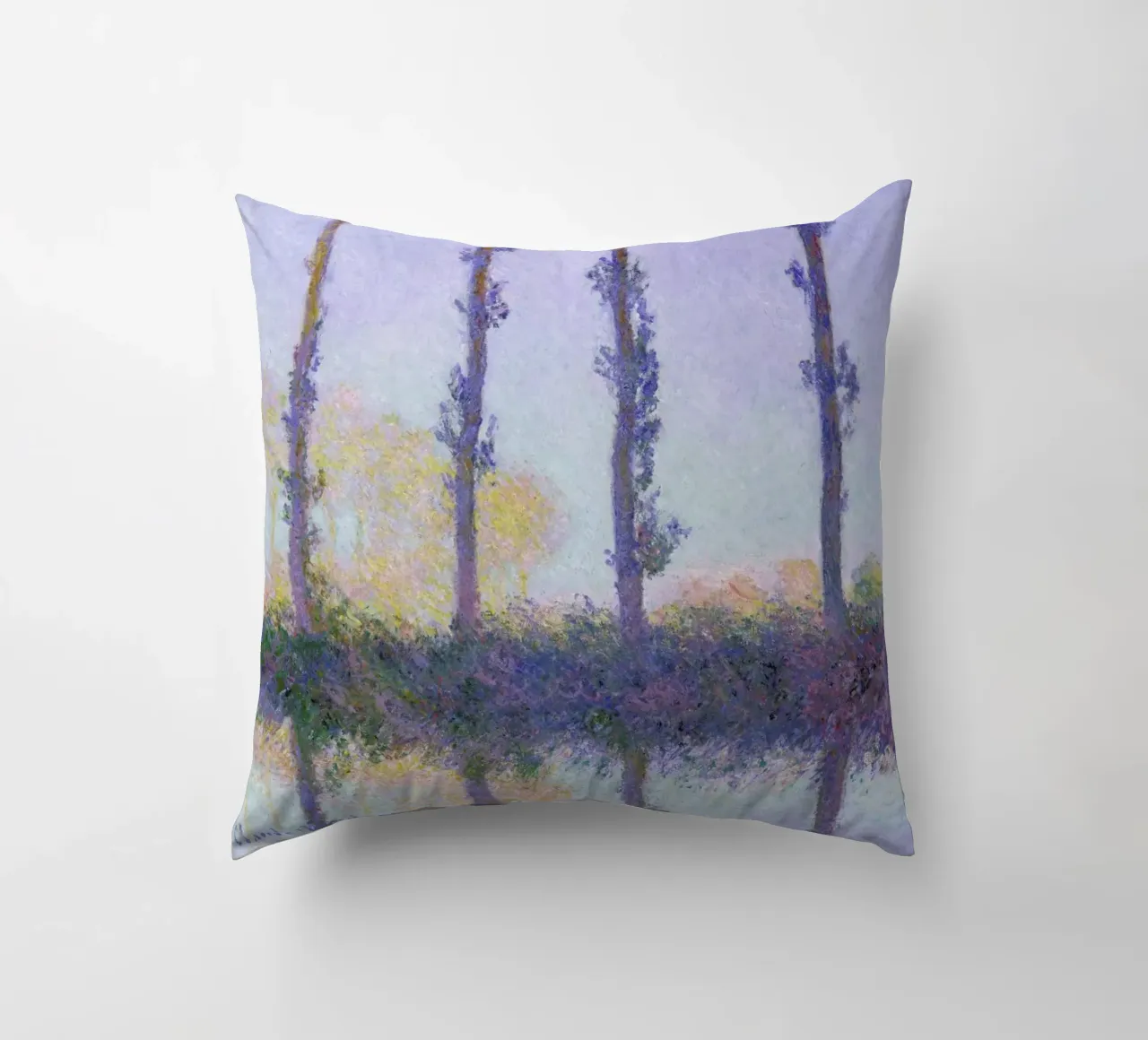 Monet - The Four Trees cuscino da ARTOTHEK