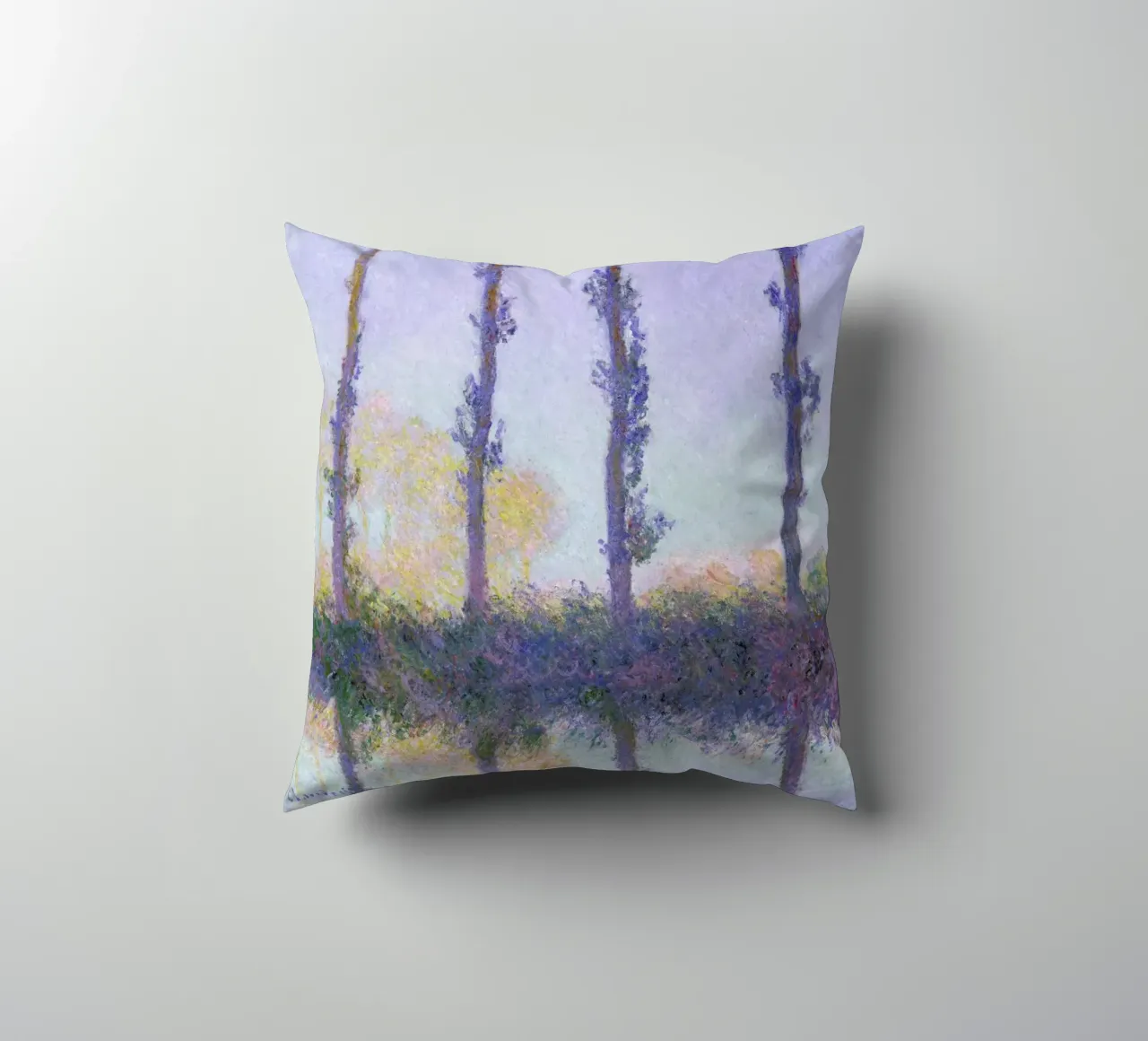 Monet - The Four Trees cuscino da ARTOTHEK