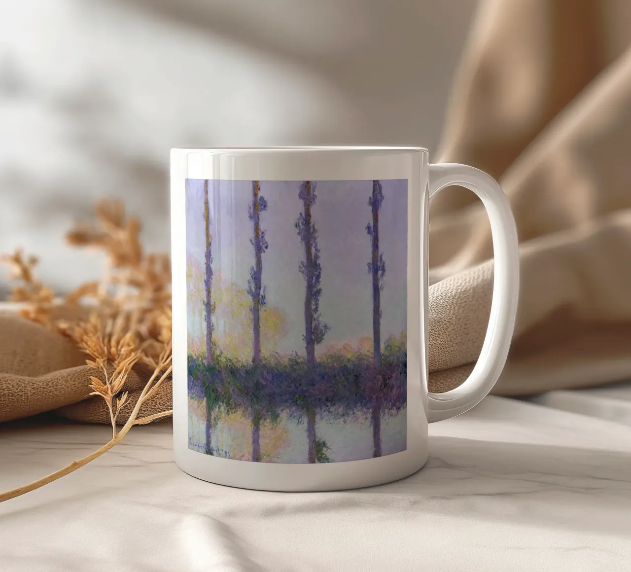 Monet - The Four Trees tazza in ceramica da ARTOTHEK