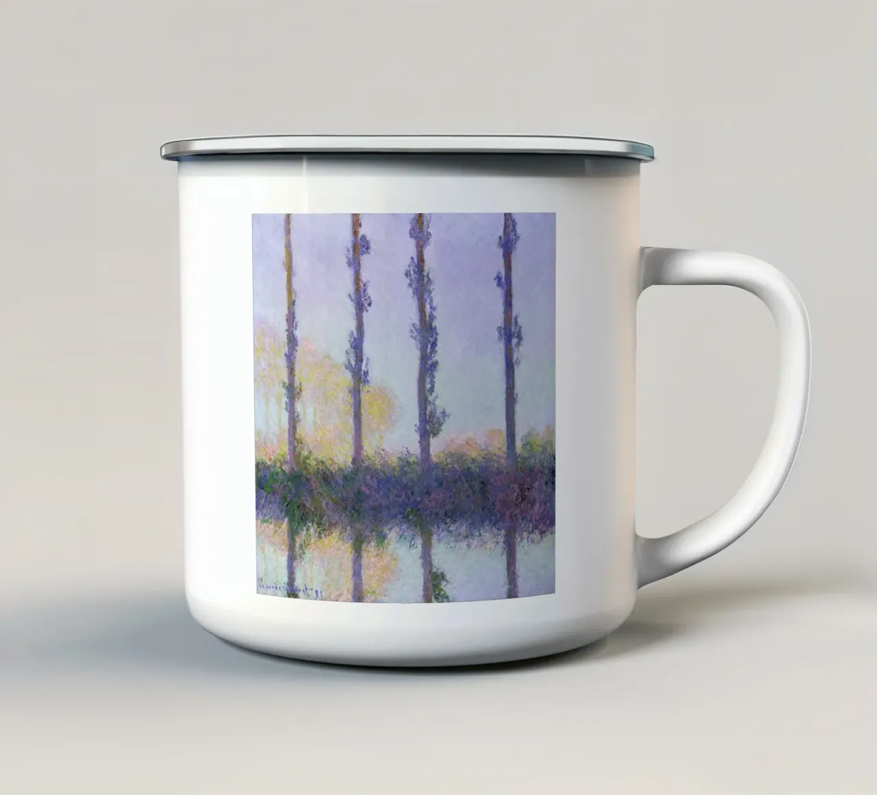 Monet - The Four Trees tazza in smalto da ARTOTHEK