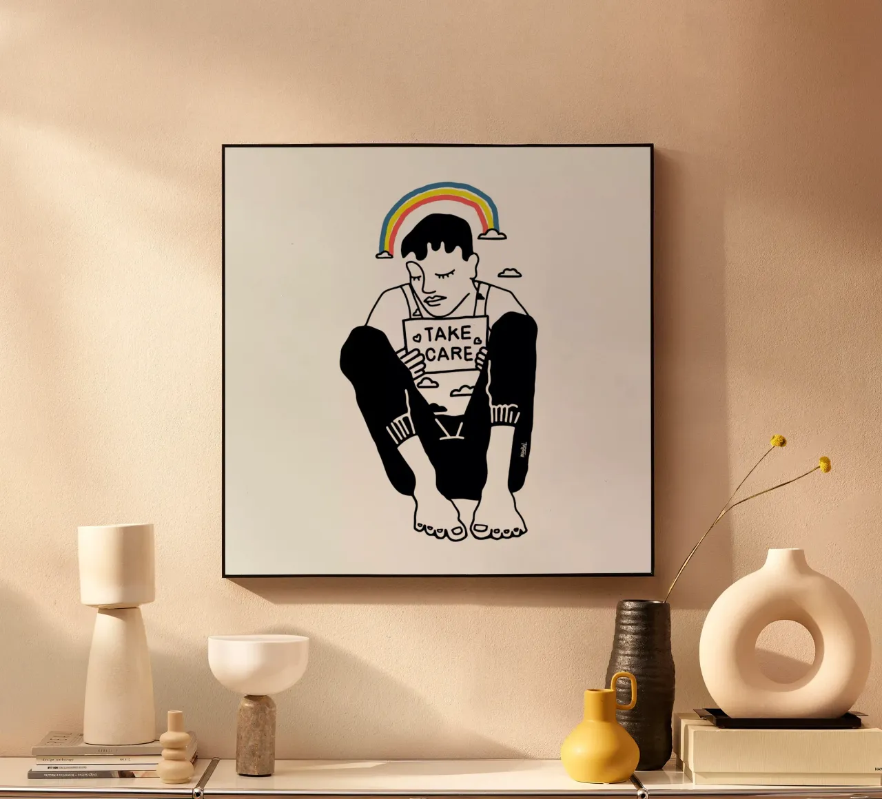 Take Care plexiglass da Ninhol