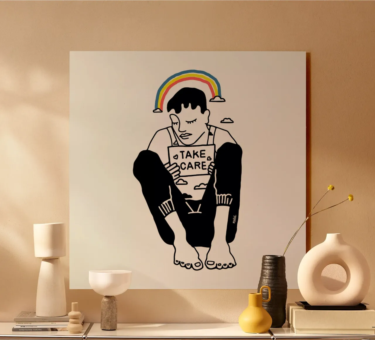 Take Care plexiglass da Ninhol
