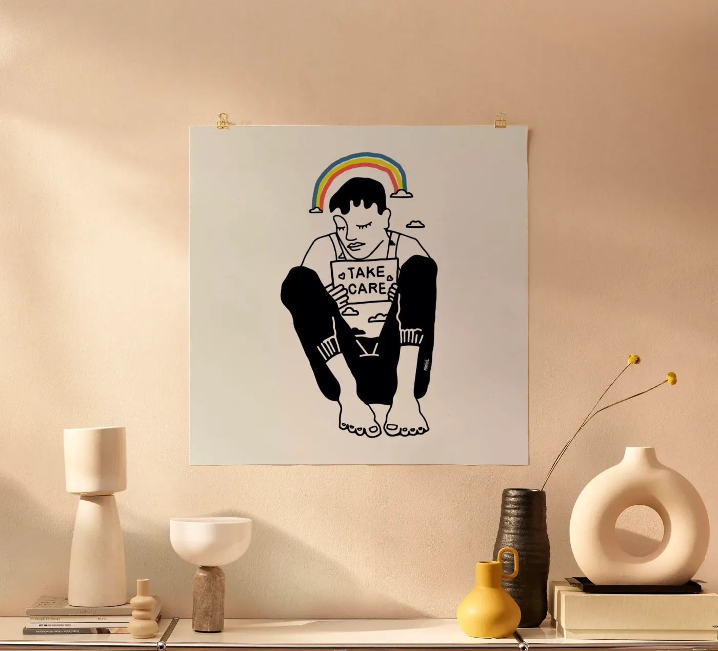 Take Care poster da Ninhol