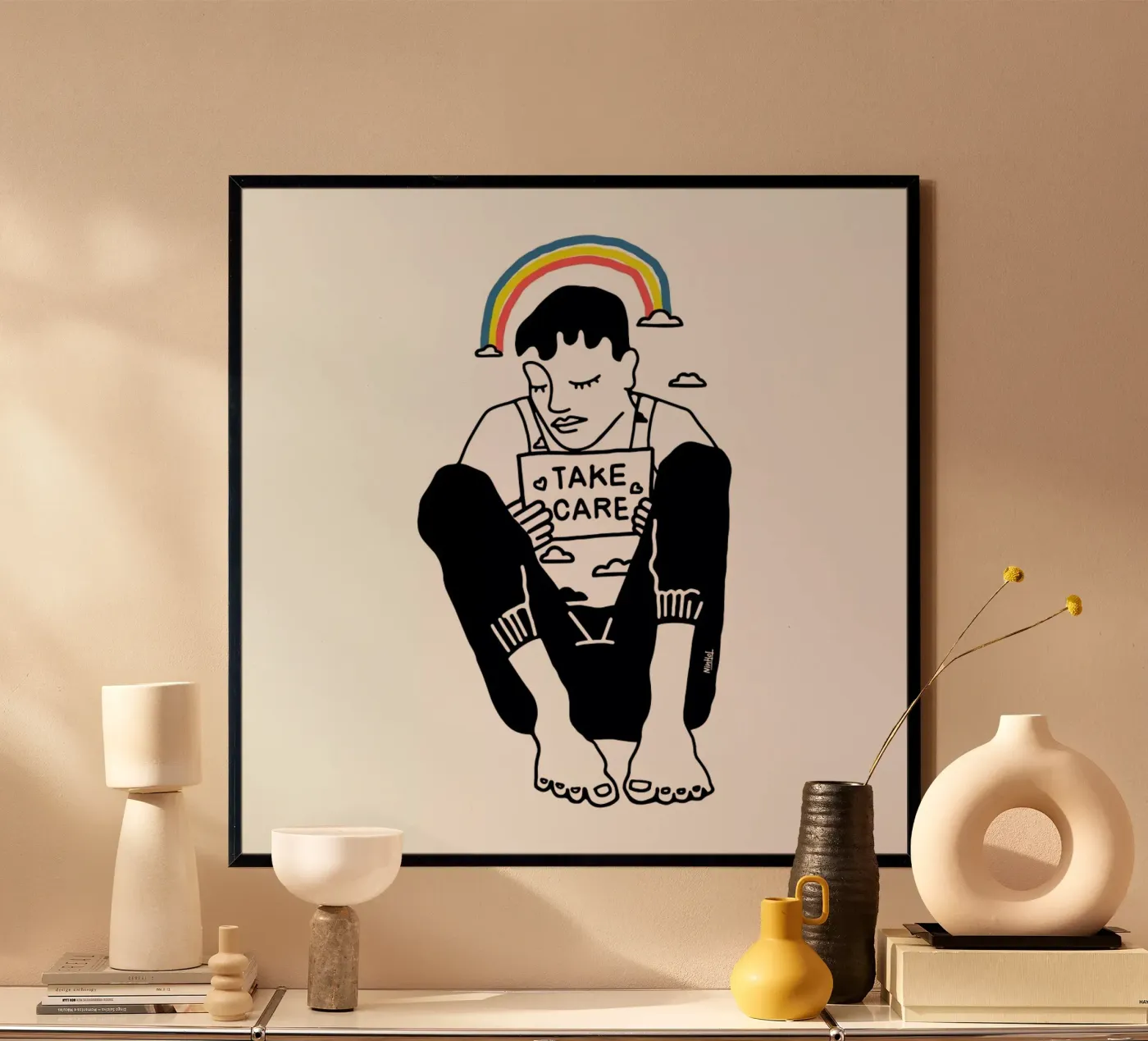 Take Care poster da Ninhol