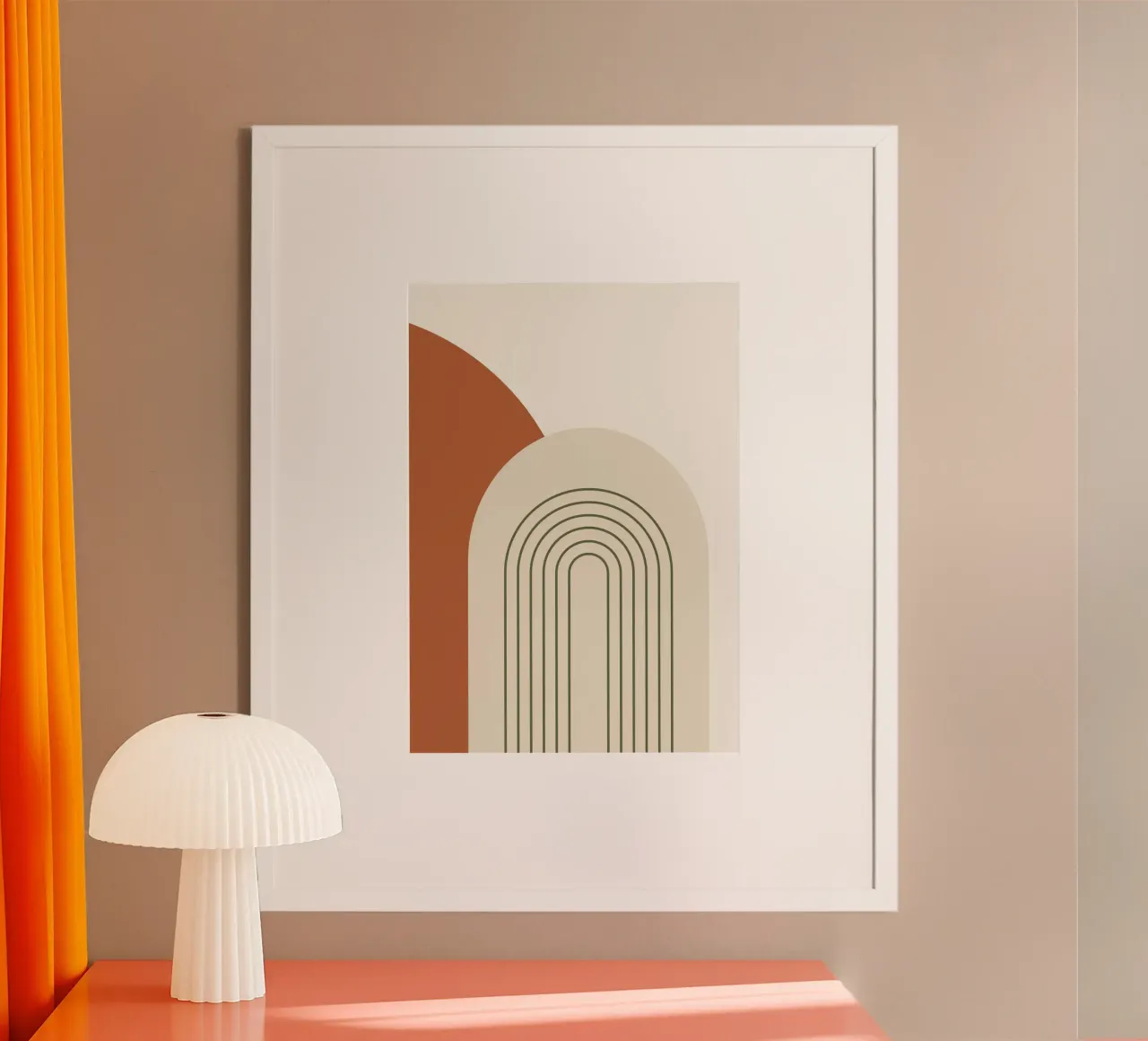 Arche Intemporelle poster con telaio in alluminio da Épure design