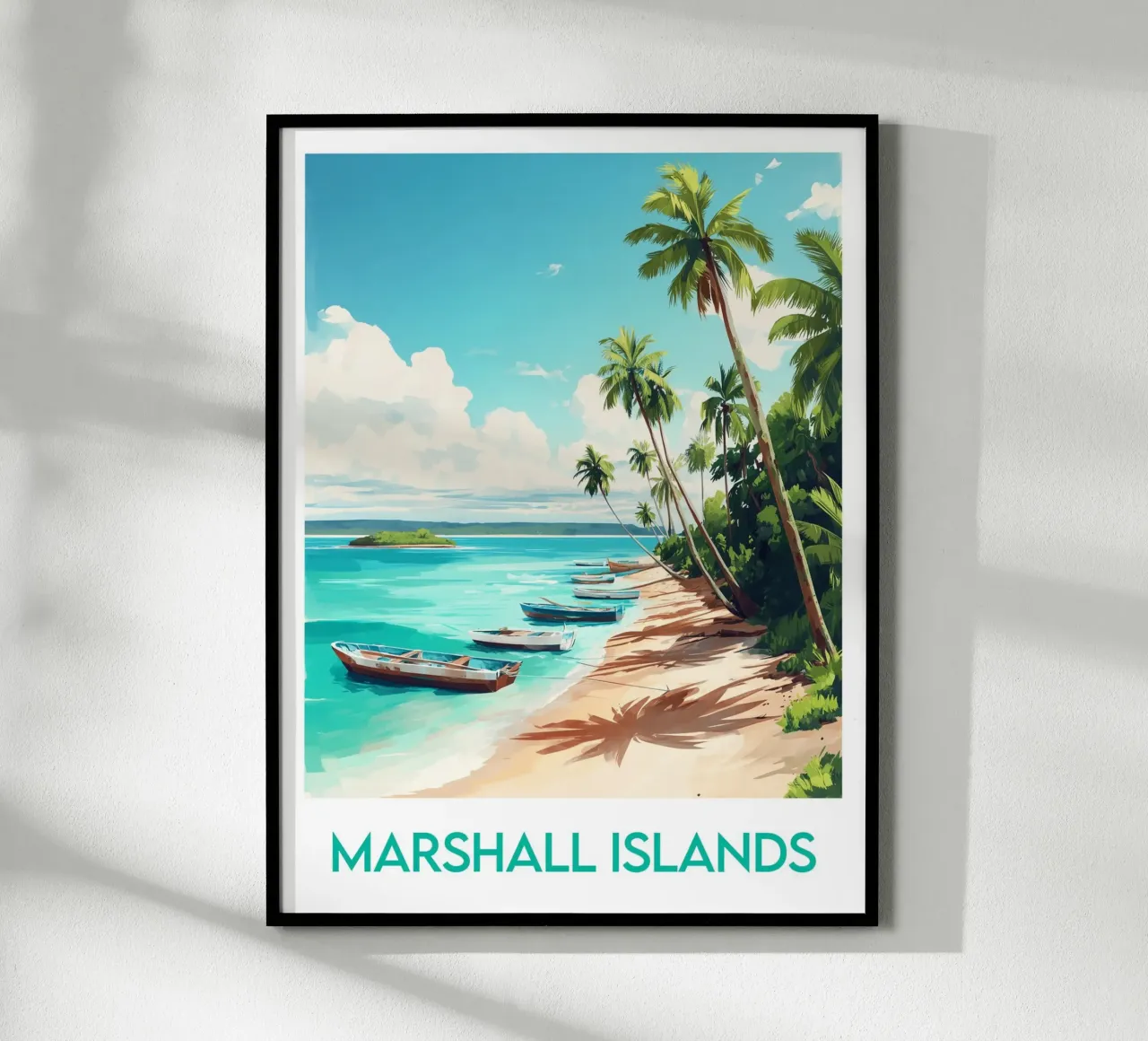 Affiche Isole Marshall carta hahnemühle da Frame the World