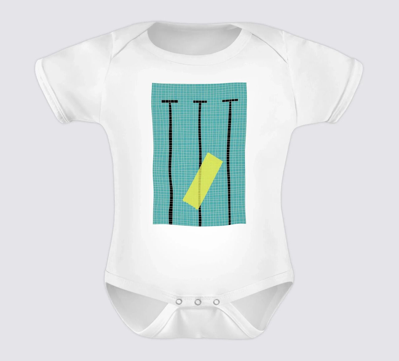 Floating In The Pool body neonato maniche corte da Rosi Feist