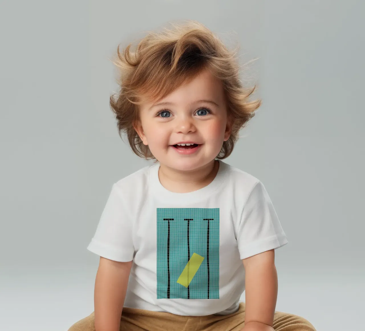 Floating In The Pool baby t-shirt by Rosi Feist
