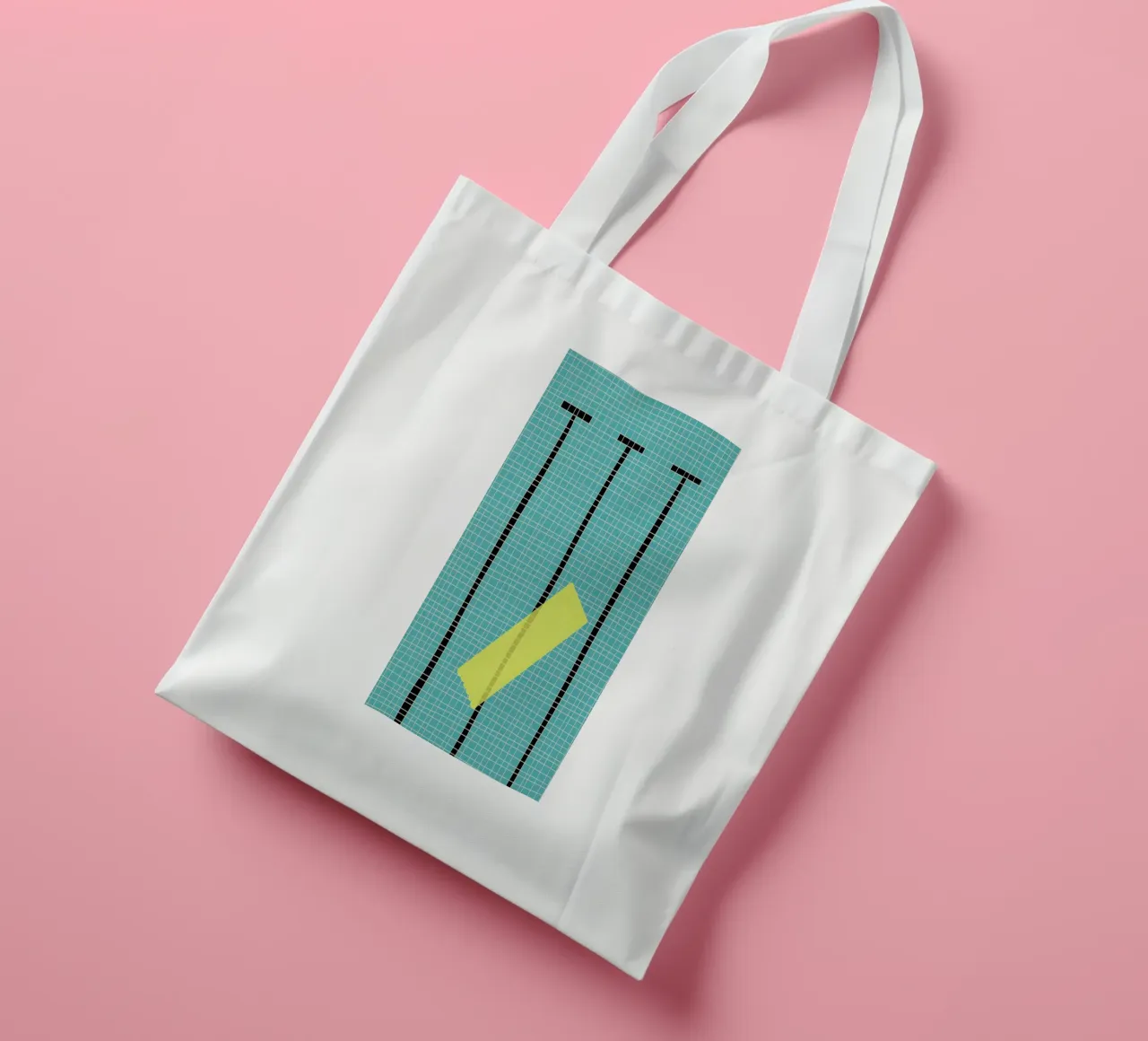 Floating In The Pool borsa in juta da Rosi Feist