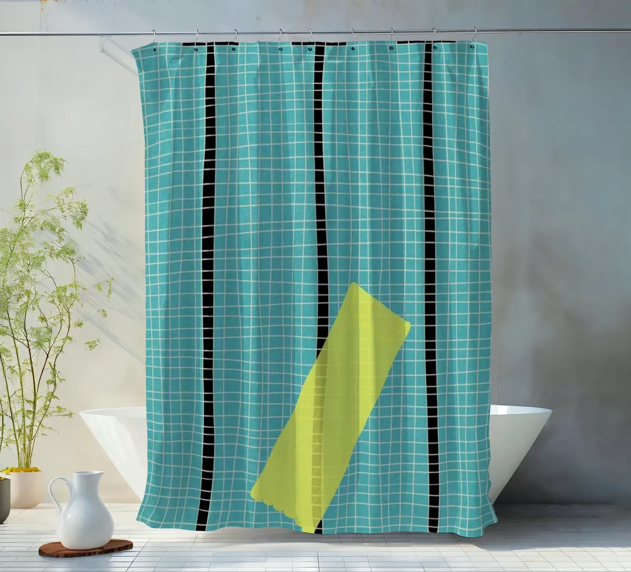 Floating In The Pool tenda da doccia da Rosi Feist