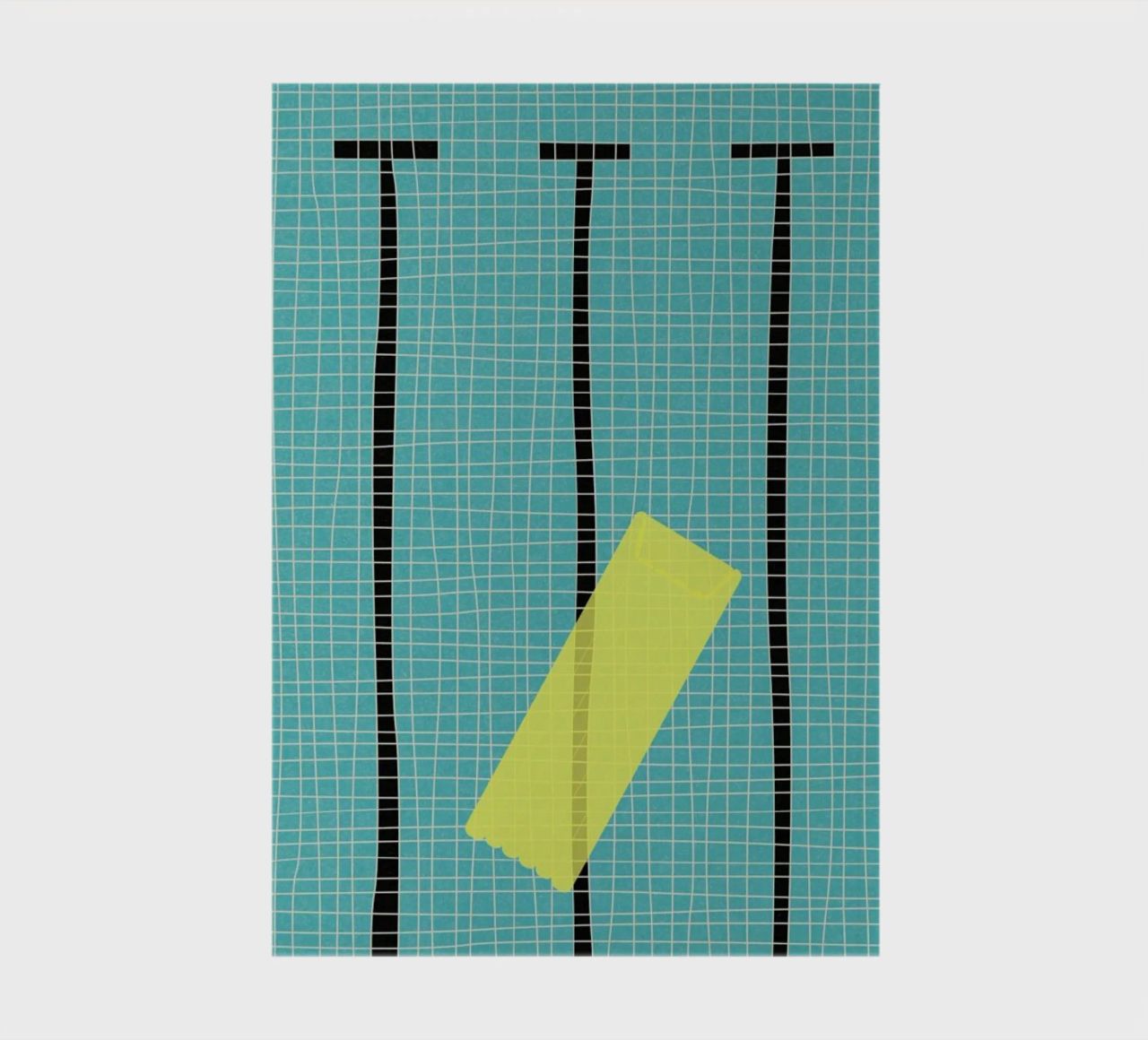 Floating In The Pool notebook by Rosi Feist